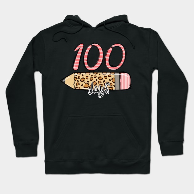 100 Days of School Girl Hoodie by sevalyilmazardal